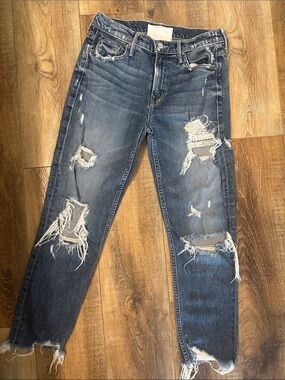 MOTHER Superior The Sinner Distressed  Jeans size 25